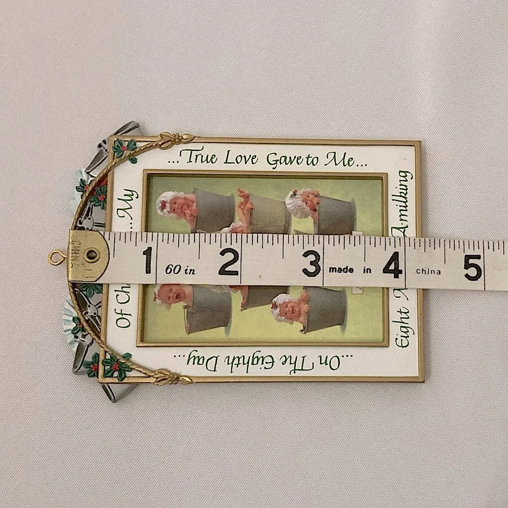 ⭐️ Vintage Anne Geddes On The Eighth Day Of Christmas Ornament